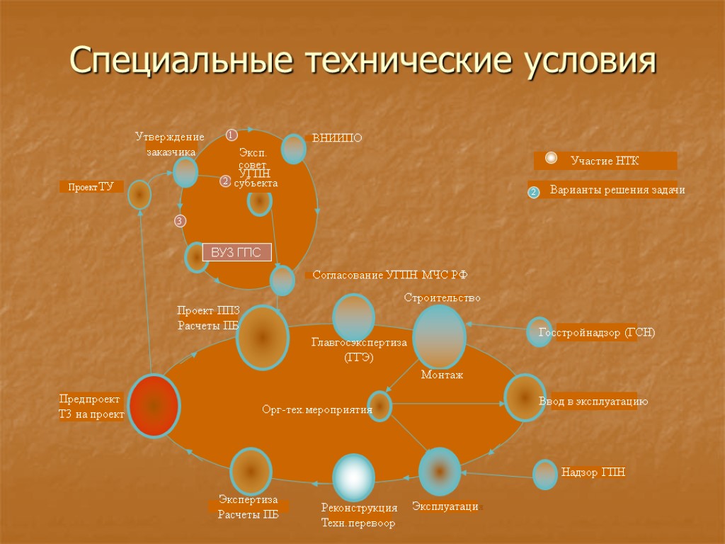 Специальные технические условия Проект ТУ 1 2 3 Утверждение заказчика Эксп. совет УГПН субъекта